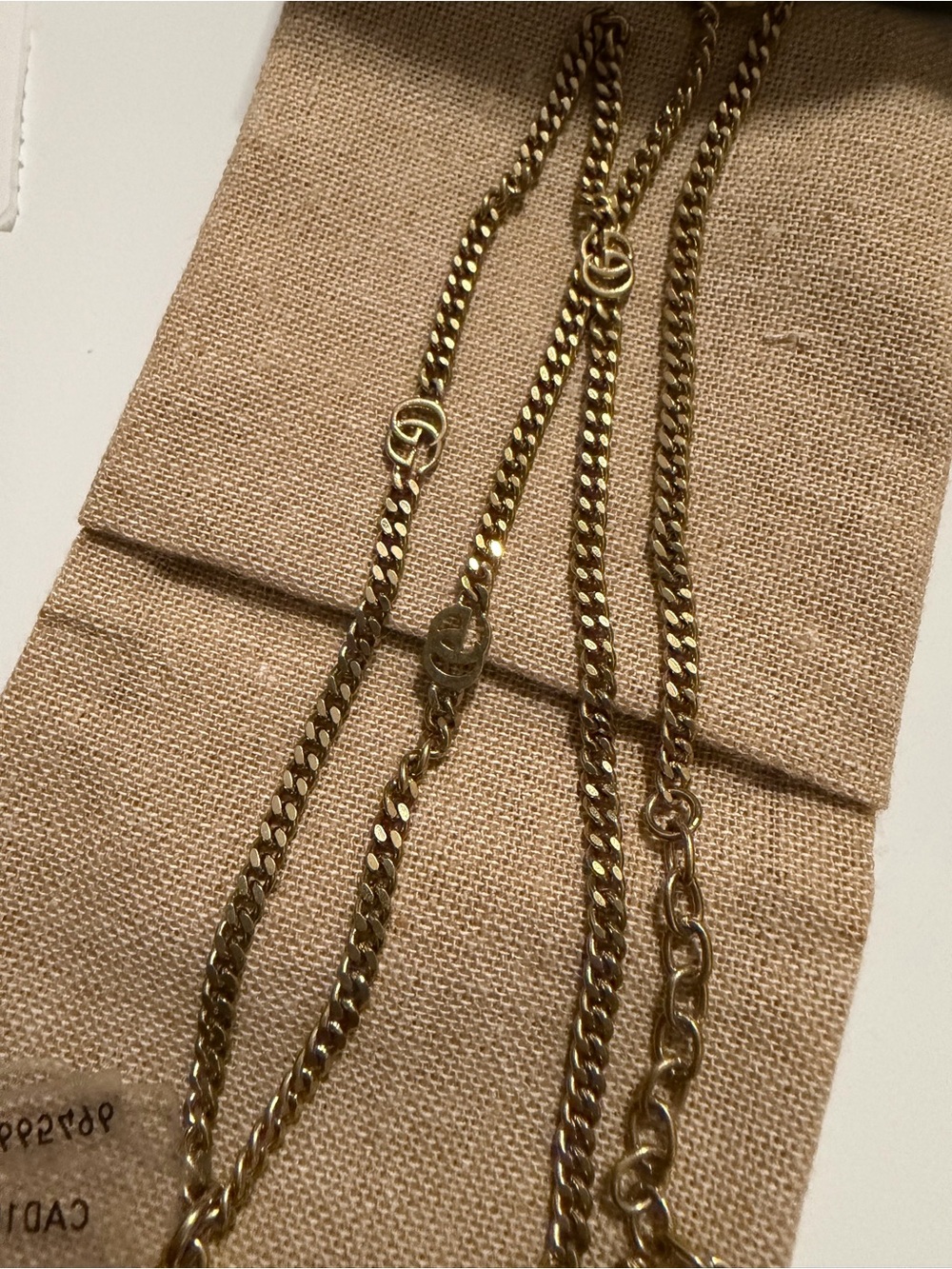 Gucci Gold Pearl Cluster Pendant Necklace - Picture 4 of 5